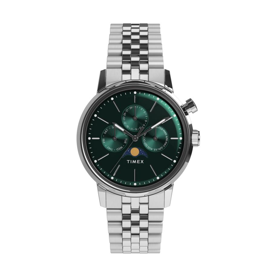Timex TIMEX Analoog horloge Marlin® Jet grijs / smaragd -