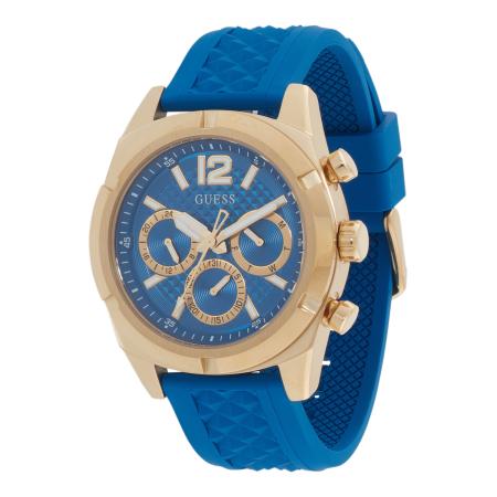 Guess GUESS Analoog horloge RESISTANCE blauw / goud