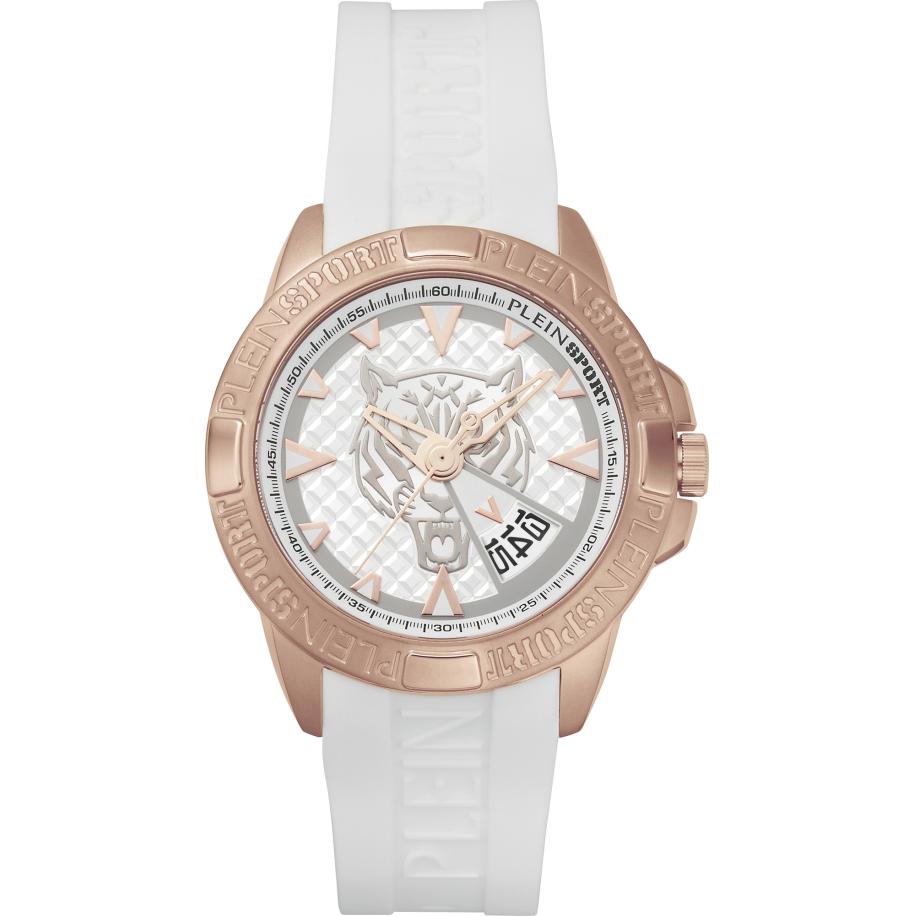 Plein Sport Plein Sport Analoog horloge Touchdown rose-goud / wit -