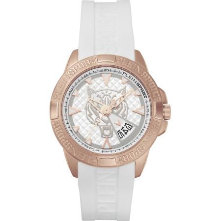 Plein Sport Plein Sport Analoog horloge Touchdown rose-goud / wit