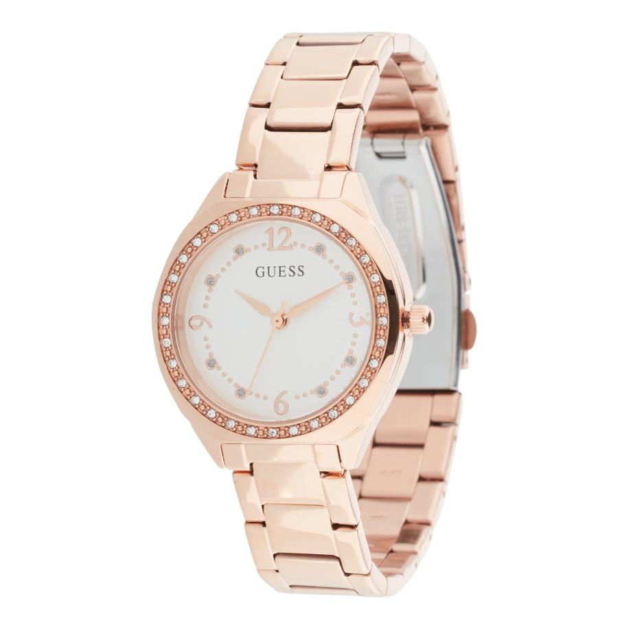 Guess GUESS Analoog horloge rose-goud / transparant / wit -