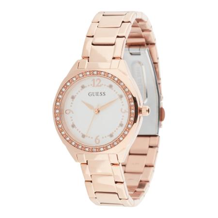Guess GUESS Analoog horloge rose-goud / transparant / wit