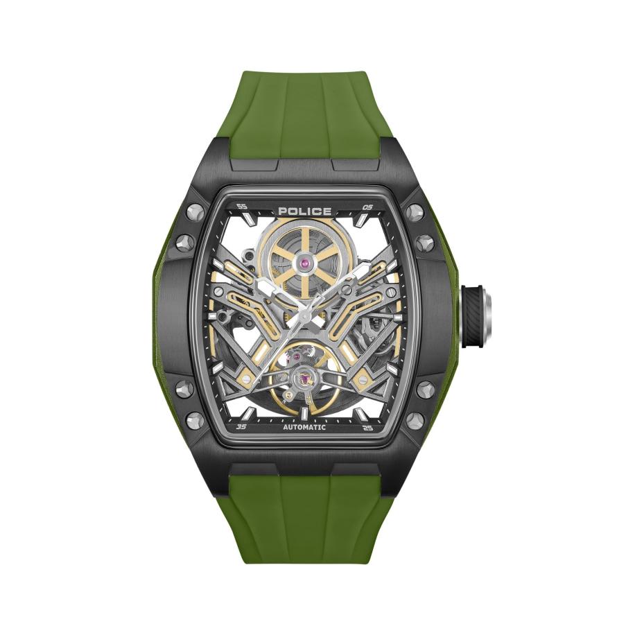 Police POLICE Analoog horloge Tampa goud / grijs / groen / zilver -