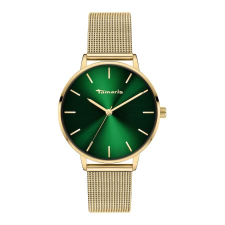 Tamaris Analoog horloge goud / donkergroen