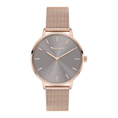 Tamaris Analoog horloge rose-goud / grijs
