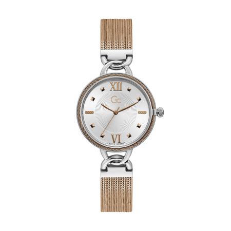 GC Gc Analoog horloge CableTwist goud / zilver