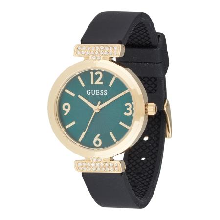 Guess GUESS Analoog horloge goud / smaragd / transparant
