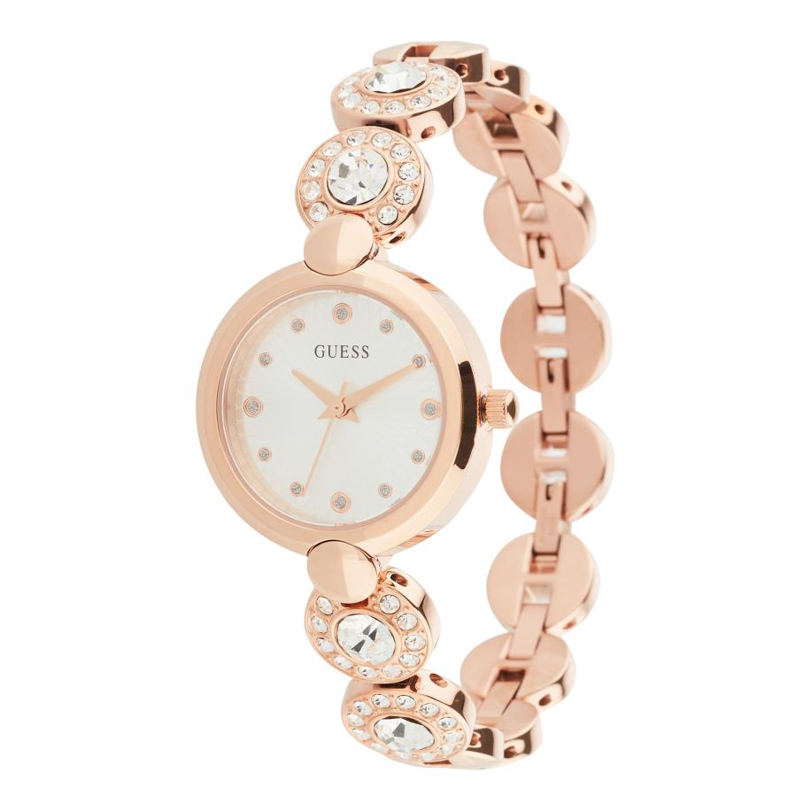 Guess GUESS Analoog horloge rose-goud / zwart / wit -