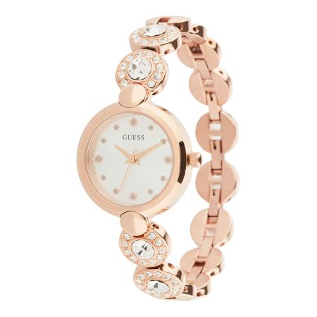 Guess GUESS Analoog horloge rose-goud / zwart / wit