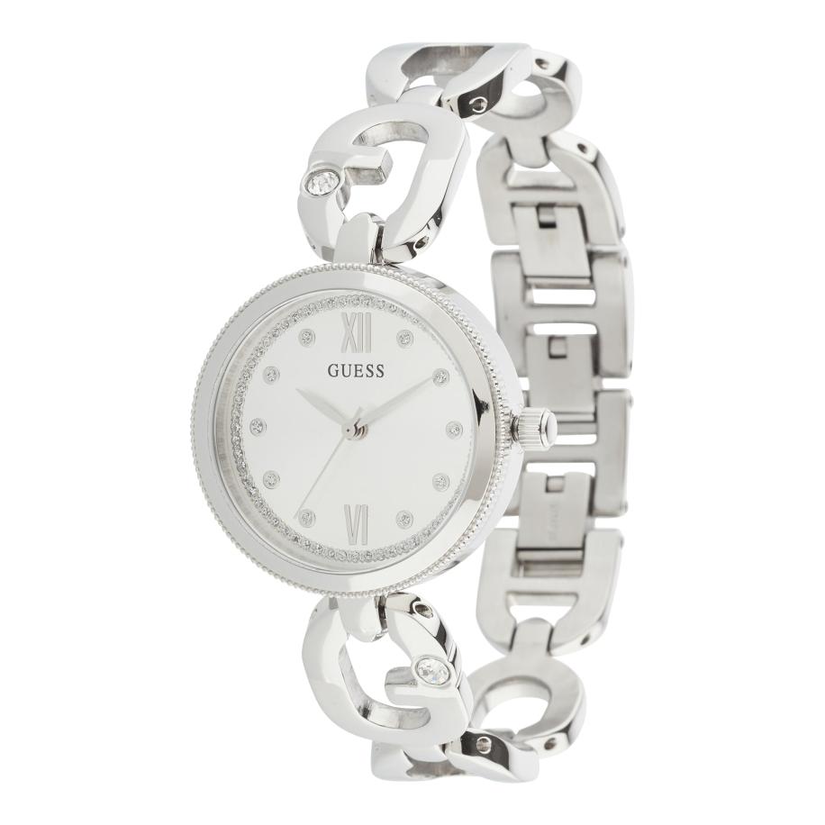 Guess GUESS Analoog horloge Empower zilver / wit -