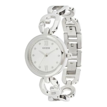 Guess GUESS Analoog horloge Empower zilver / wit