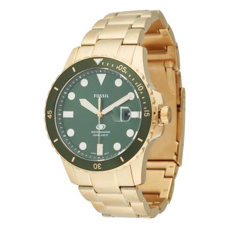 Fossil FOSSIL Analoog horloge goud / donkergroen