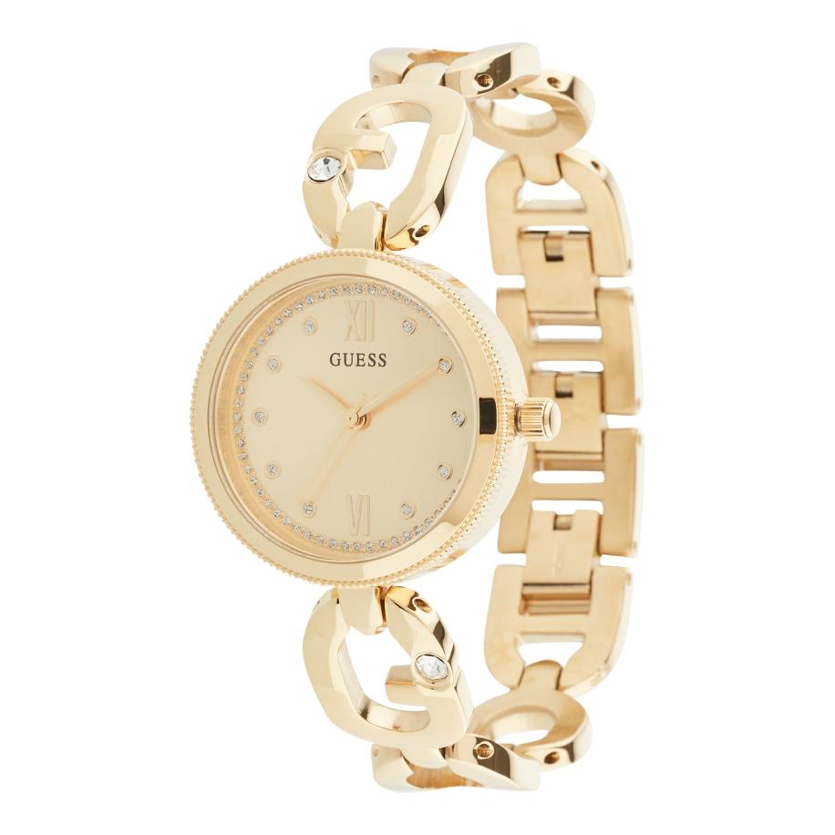 Guess GUESS Analoog horloge Empower champagne / goud / transparant -