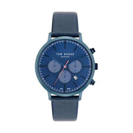 Ted Baker Ted Baker Analoog horloge Haarvin navy / cyaan blauw / wit