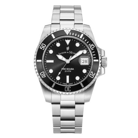 Jacques du Manoir Analoog horloge zilver