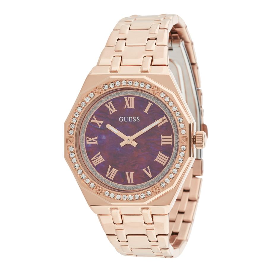 Guess GUESS Analoog horloge rose-goud / lila -