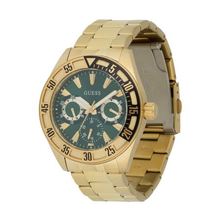 Guess GUESS Analoog horloge LETTERMAN goud / groen