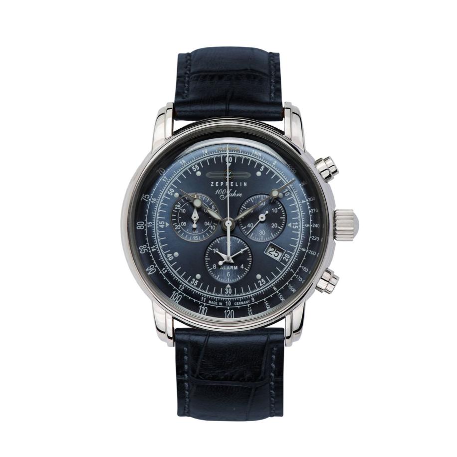 Zeppelin Analoog horloge 100 Jahre Zeppelin donkerblauw / zilver Blauw