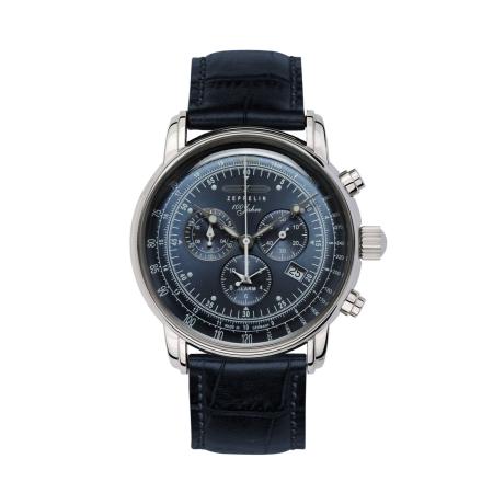 Zeppelin Analoog horloge 100 Jahre Zeppelin donkerblauw / zilver