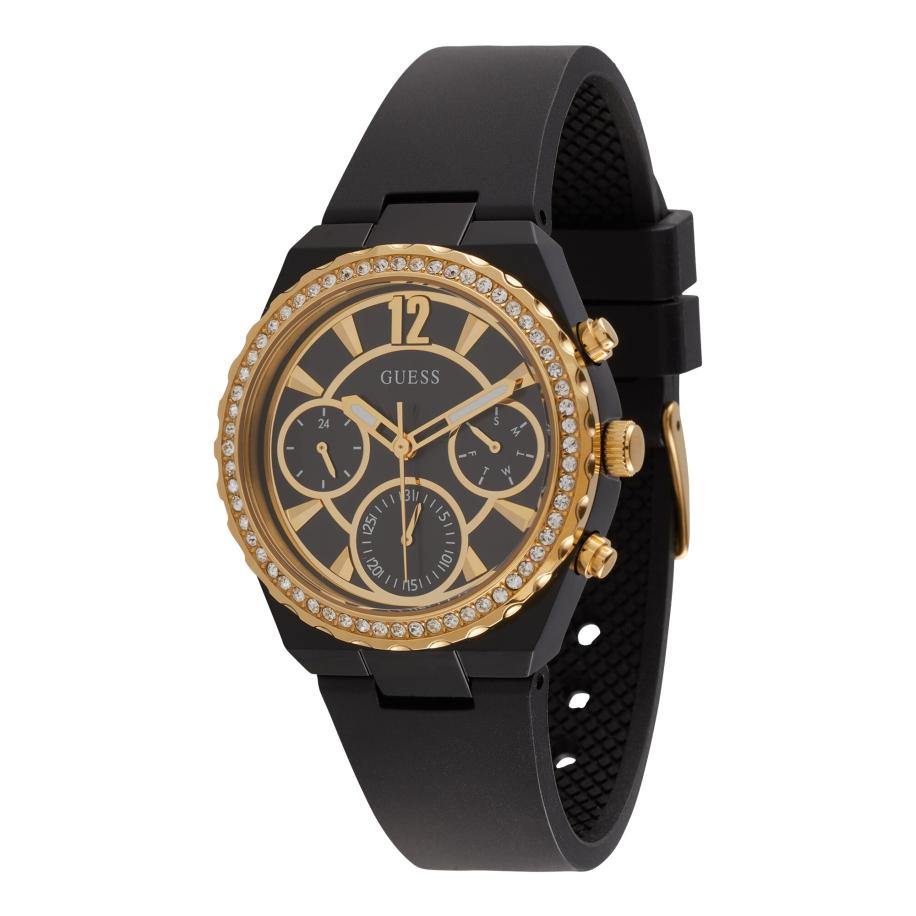 Guess GUESS Analoog horloge goud / zwart / transparant -