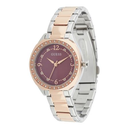 Guess GUESS Analoog horloge Charlotte goud / pink / zilver