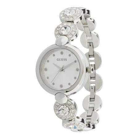 Guess GUESS Analoog horloge zwart / zilver / transparant
