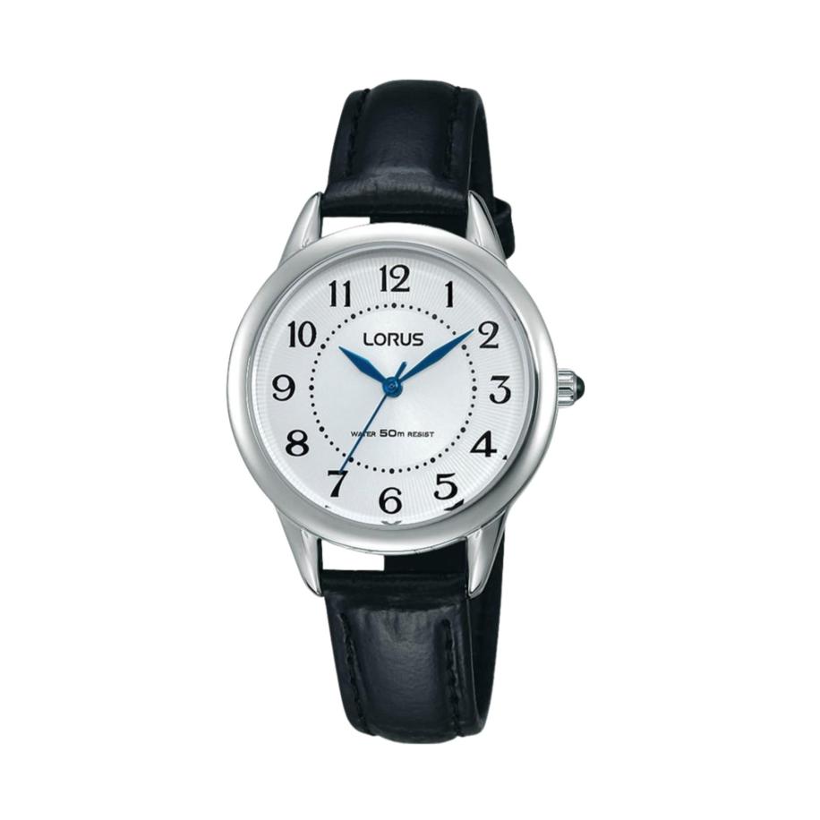 LORUS Analoog horloge zwart / zilver / wit Zwart