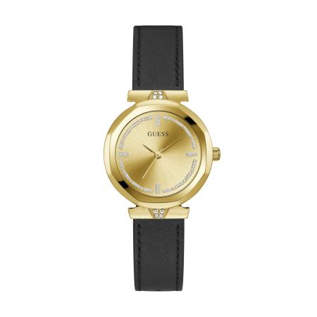 Guess GUESS Analoog horloge goud / zwart / zilver