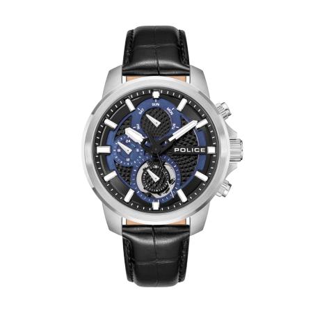 Police POLICE Analoog horloge Newport zwart / zilver