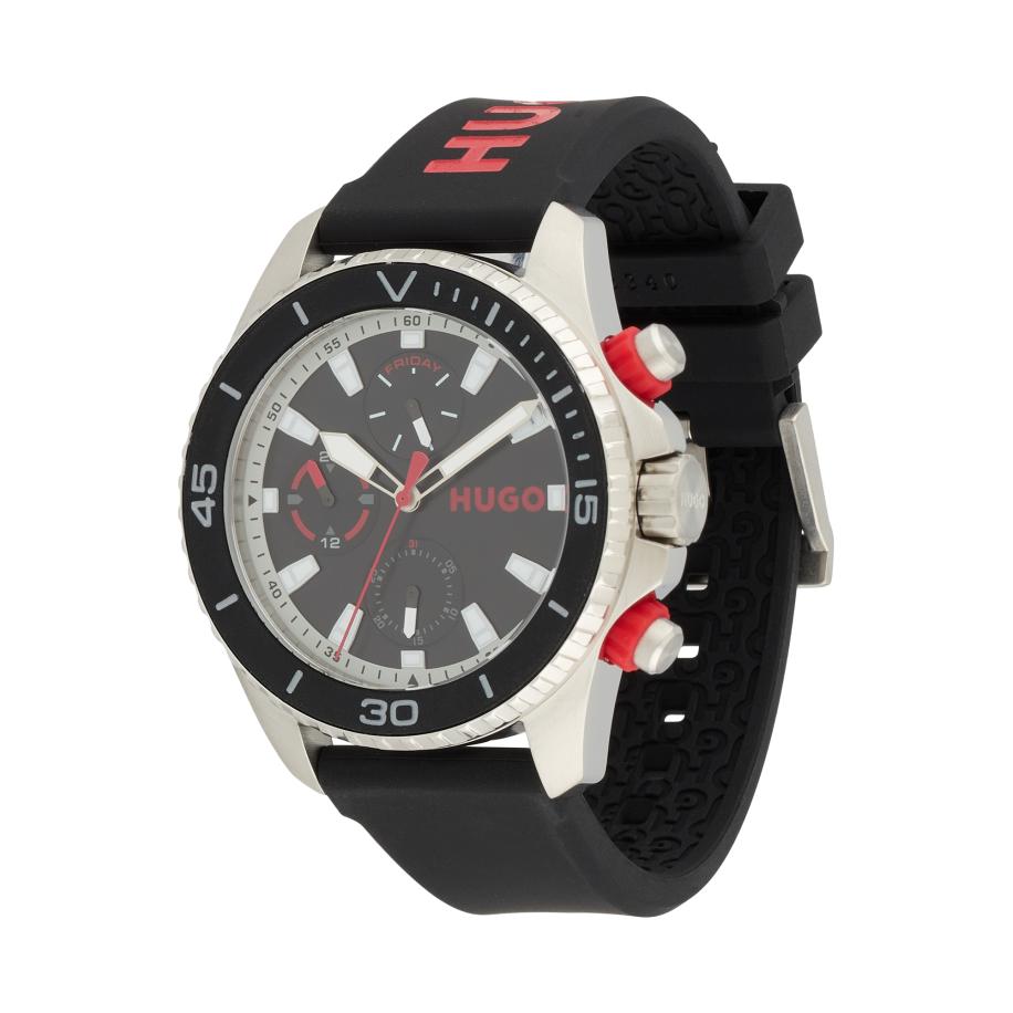 Hugo Boss HUGO Analoog horloge Dive rood / zwart / wit -