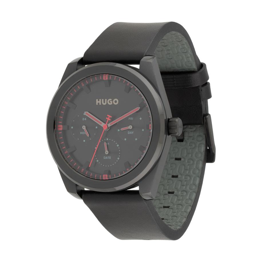 Hugo Boss HUGO Analoog horloge Bright Sport grijs / donkerrood / zwart -