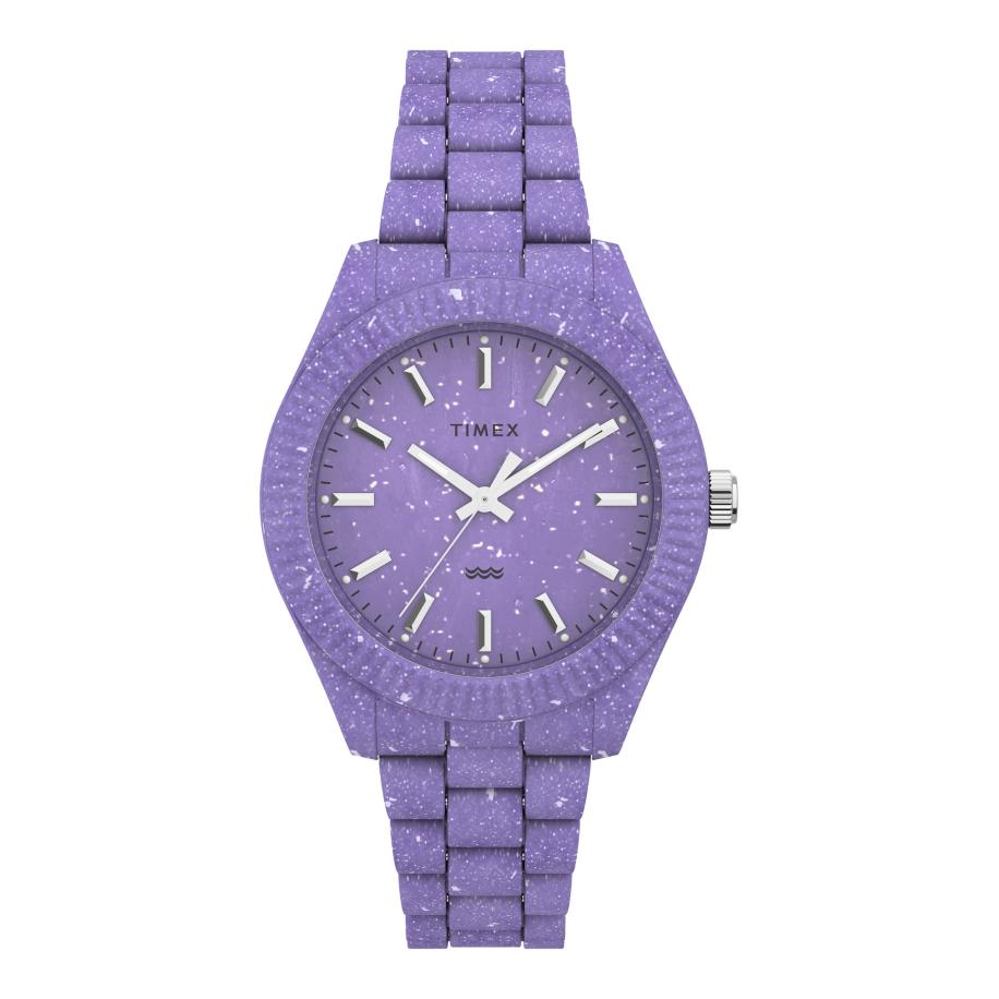 TIMEX Analoog horloge lila / wit Paars