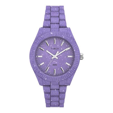 TIMEX Analoog horloge lila / wit