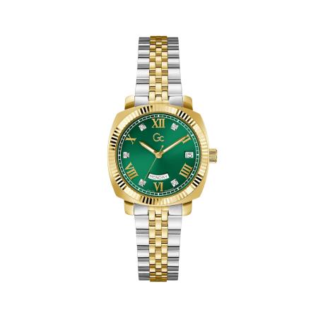 Gc Analoog horloge Flair Coussin goud / groen / zilver
