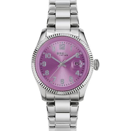 Breil Breil Analoog horloge lila / zilver