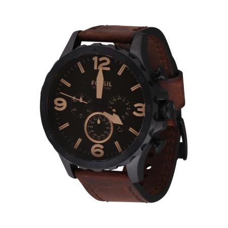 Fossil FOSSIL Analoog horloge Nate JR1487 donkerbruin