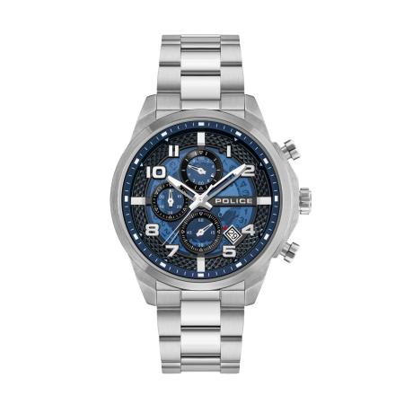 Police POLICE Analoog horloge Soul blauw / zilver