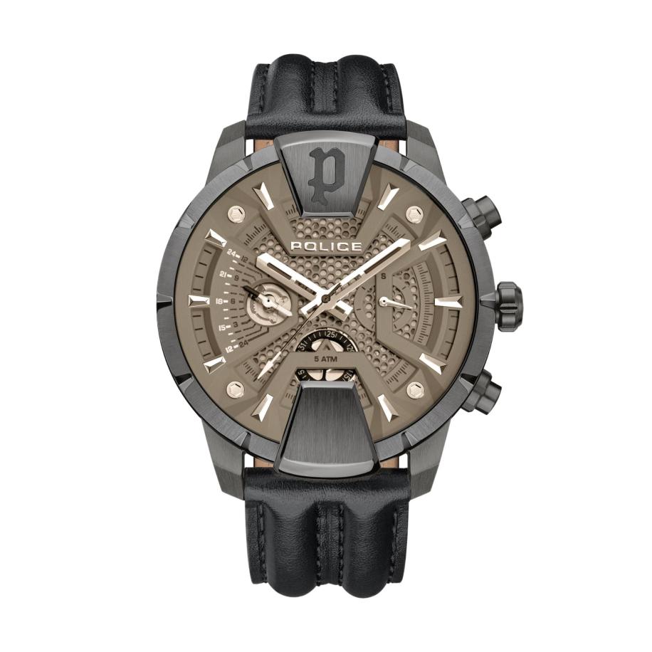 Police POLICE Analoog horloge Huntley grijs / zwart -