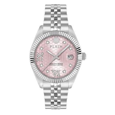 Philipp Plein Watches Analoog horloge Date Superlative rosa / zilver