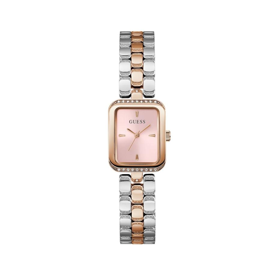 GUESS Analoog horloge Isla rose-goud / zilver Goud