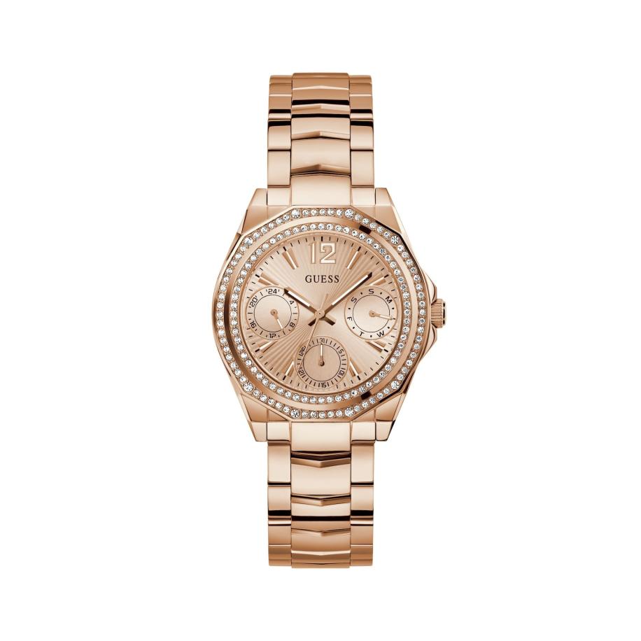 GUESS Analoog horloge Ritzy rose-goud Goud
