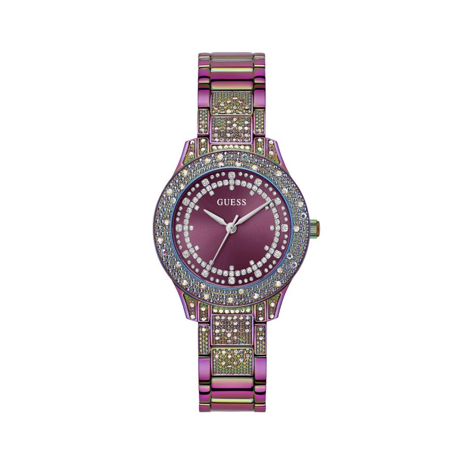 GUESS Analoog horloge Shooting Star goud / rosa Roze