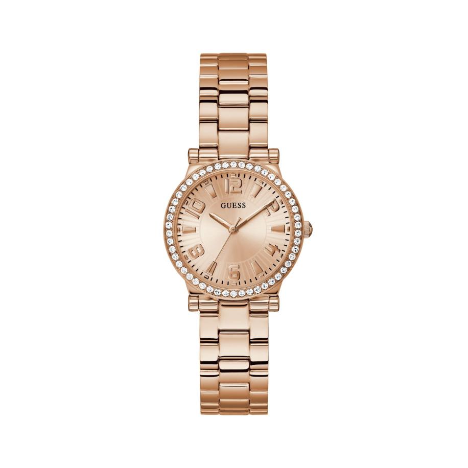 GUESS Analoog horloge Fawn rose-goud Goud