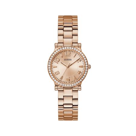 GUESS Analoog horloge Fawn rose-goud