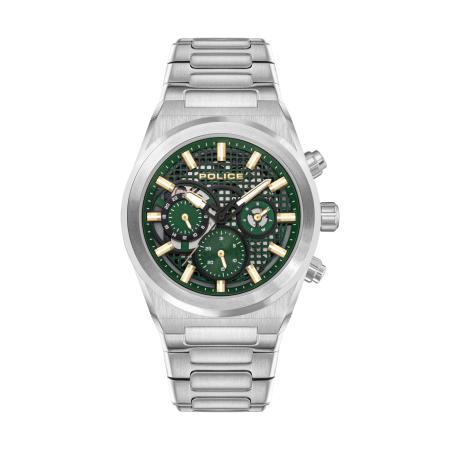 Police POLICE Analoog horloge Eclipse groen / zilver