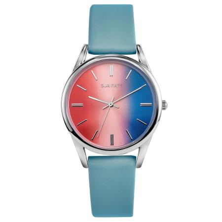 Suri Frey Suri Frey Analoog horloge Lotty blauw / pink / rood / zilver