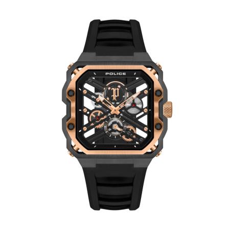 Police POLICE Analoog horloge Disruptor I rose-goud / zwart