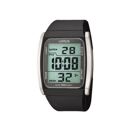 LORUS Digitaal horloge zwart / zilver