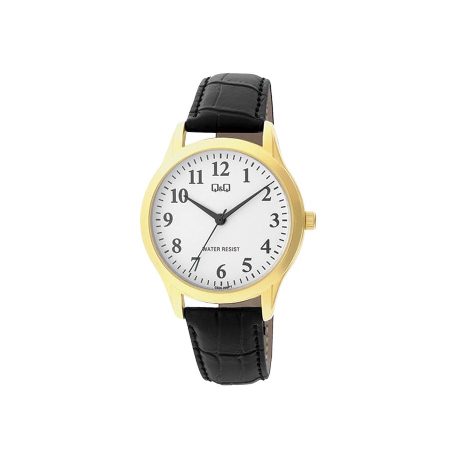 Q&Q Analoog horloge goud / zwart / wit Zwart