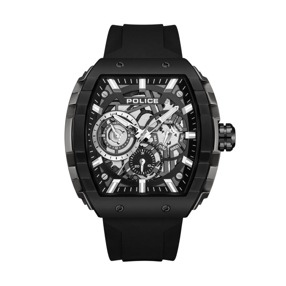 Police POLICE Analoog horloge Flash zwart -